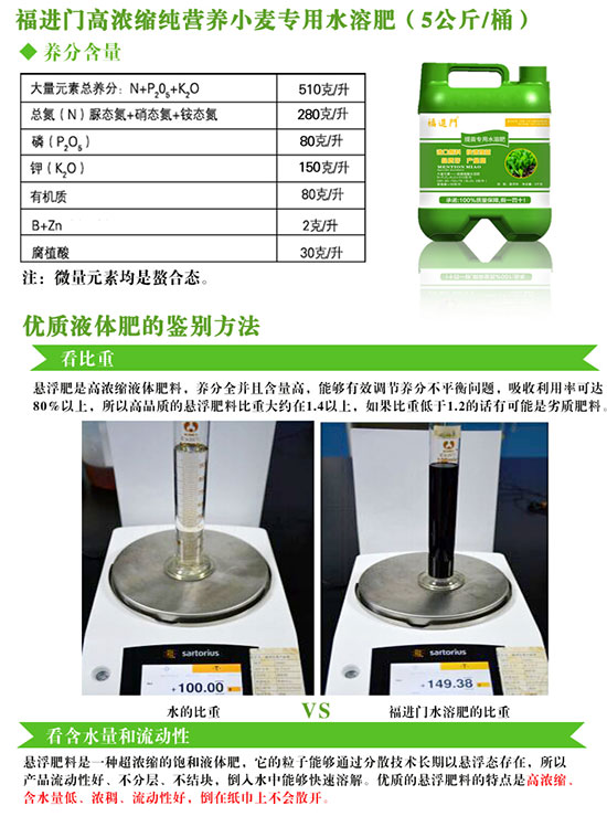 福進門小麥專用水溶肥1