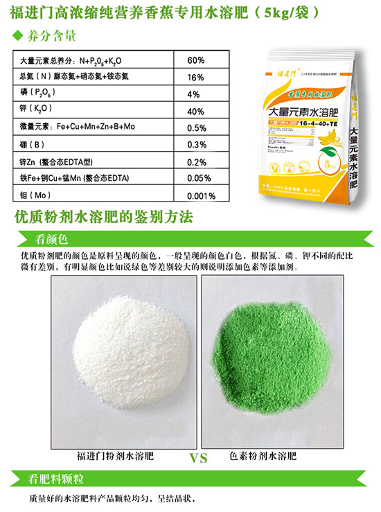 福進(jìn)門香蕉專用水溶肥