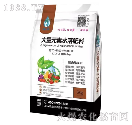 大量元素水溶肥料20-10-30+TE-諾倍豐