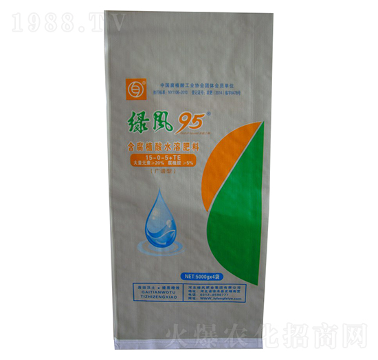 含腐植酸水溶肥料15-0-5+TE-綠風(fēng)95-綠風(fēng)肥業(yè)