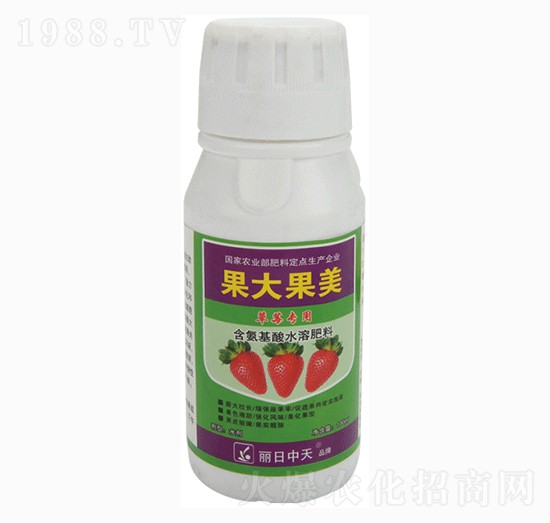 草莓專用含氨基酸水溶肥料-果大美-中天肥業(yè)