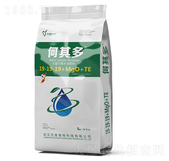 大量元素水溶肥料19-19-19+MgO+TE-何其多-天度植物