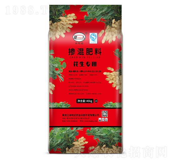 45%花生專(zhuān)用摻混肥料12-18-15-禾旺達(dá)