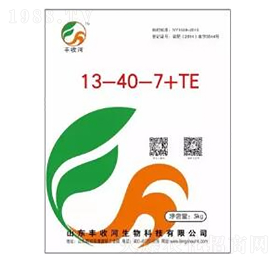 大量元素膨果肥13-40-7+TE-豐收河