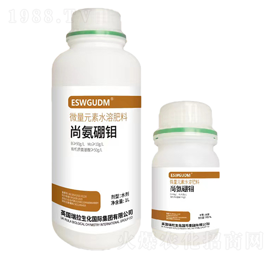 尚氨硼鉬微量元素水溶肥料-ESWGUDM-瑞拉生化