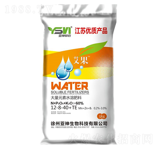 大量元素水溶肥料12-8-40+TE-艾果-艾美農(nóng)