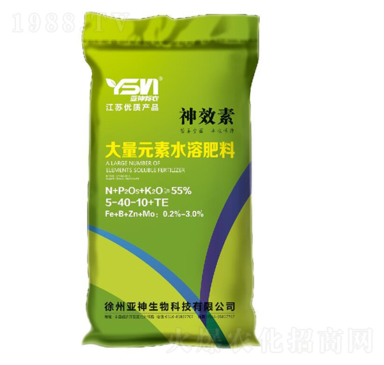 大量元素水溶肥料5-40-10+TE-神效素-艾美農