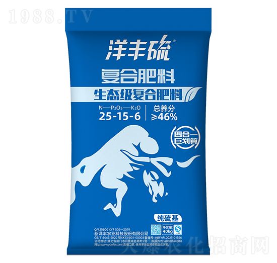 生態(tài)級復(fù)合肥料25-15-6-洋豐硫