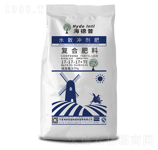 復合肥料17-17-17+TE-海德普-世沃威生態(tài)