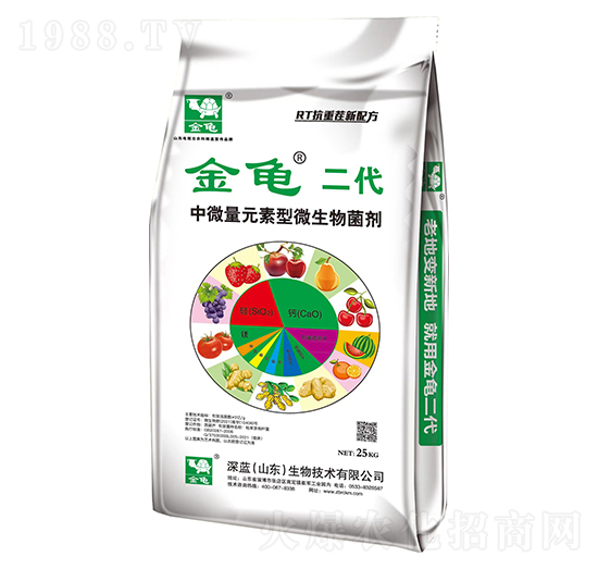 中微量元素型微生物菌劑25kg-金龜二代-深藍(lán)生物