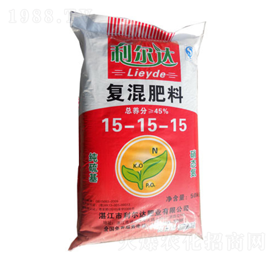 純硫基復(fù)混肥料15-15-15-利爾達(dá)肥業(yè)