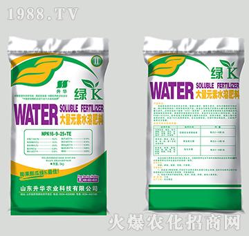 綠K大量元素水溶肥16-9-25+TE-升華