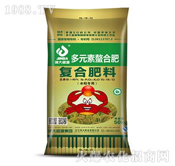 水稻專用多元素螯合肥復(fù)合肥料15-18-12-津大盛源