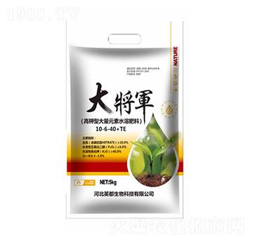 高鉀型大量元素水溶肥料10-6-40+TE 大將軍 英都生物