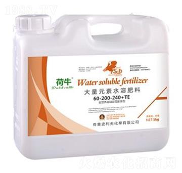 5kg大量元素水溶肥料60-200-240+TE-荷牛-史利夫