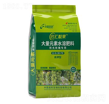 陽光玫瑰專用高鉀肥12-6-38+TE-啟匯靚果-中霖高科