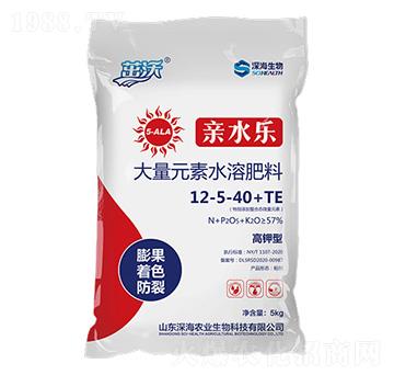 高鉀型大量元素水溶肥料12-5-40+TE-茁沃·親水樂-深海生物