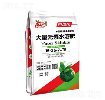 大量元素水溶肥15-36-7+TE-凡地樂-富慧農(nóng)業(yè)