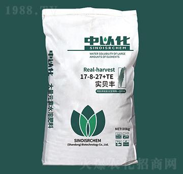 大量元素水溶肥料17-8-27+TE-實貝豐-中以化生物